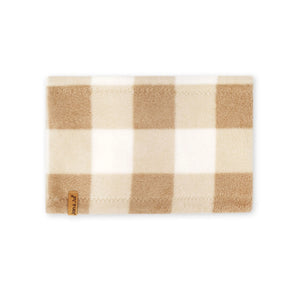 Fleece Neck Warmer - Brown Plaid