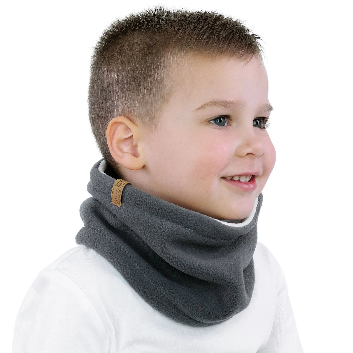 Fleece Neck Warmer - Dark Grey