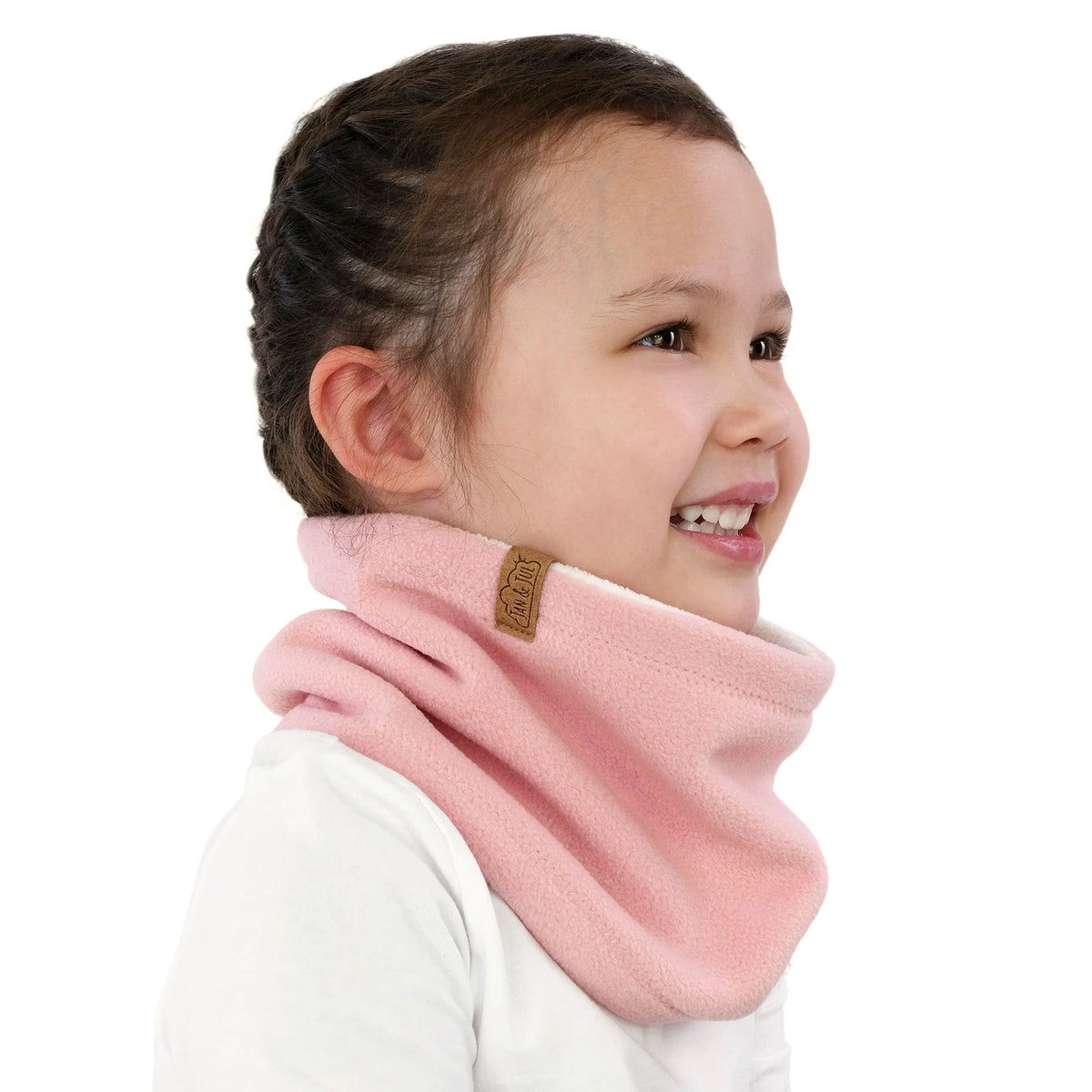 Fleece Neck Warmer - Dusty Pink