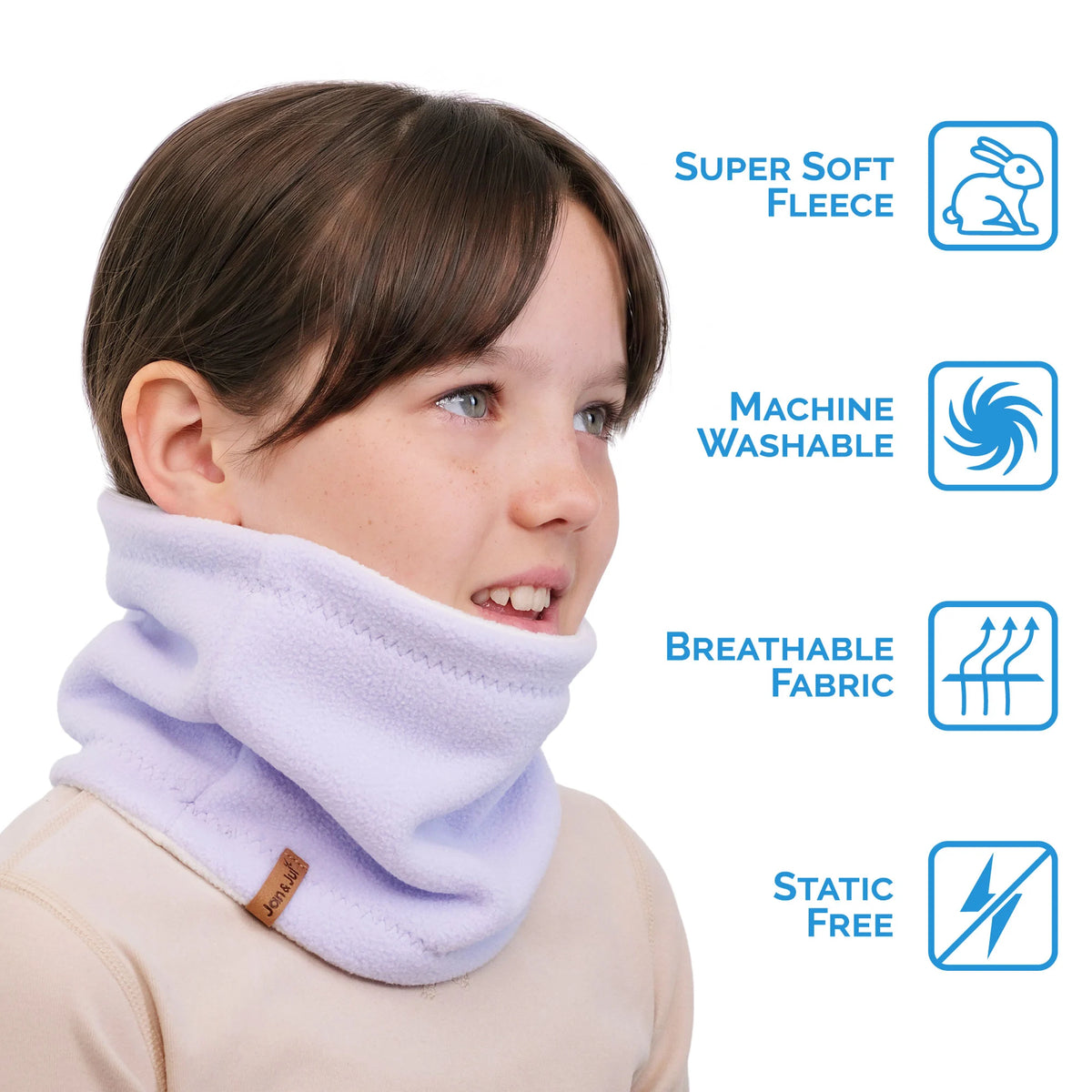 Fleece Neck Warmer - Lavender