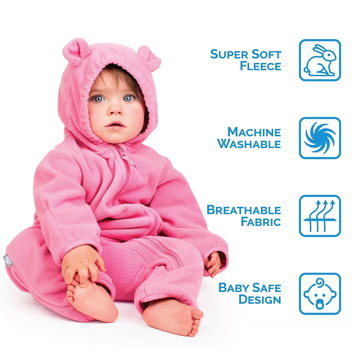 Fleece Bunting Suit - Dino Parade