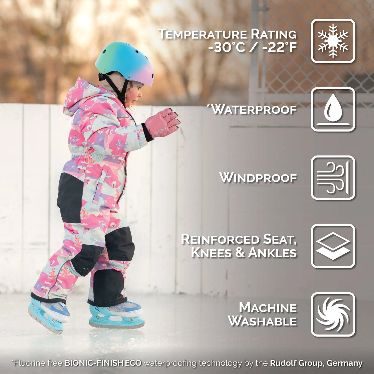 Kids Waterproof Snow Suit - Snow Fox