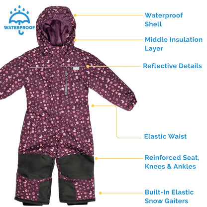 Kids Waterproof Snow Suit - Snow Fox