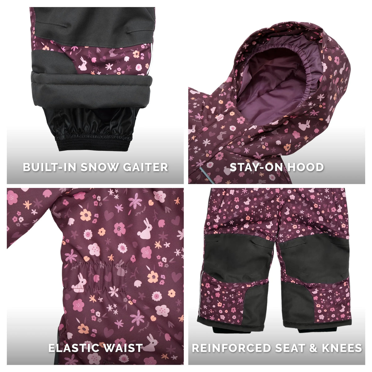 Kids Waterproof Snow Suit - Snow Fox