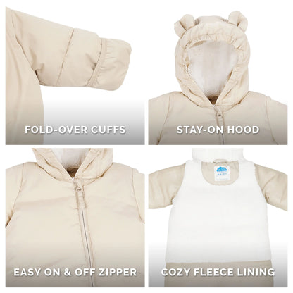 Baby Snowsuit - Pink Forest