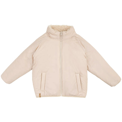 Reversible Sherpa Fleece Jacket - Oatmeal