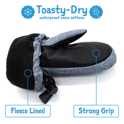 Toasty-Dry Waterproof Snow Mittens - Dark Plum