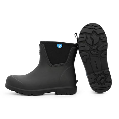 Cozy-Dry Harbour Ankle Rain Boots - Black