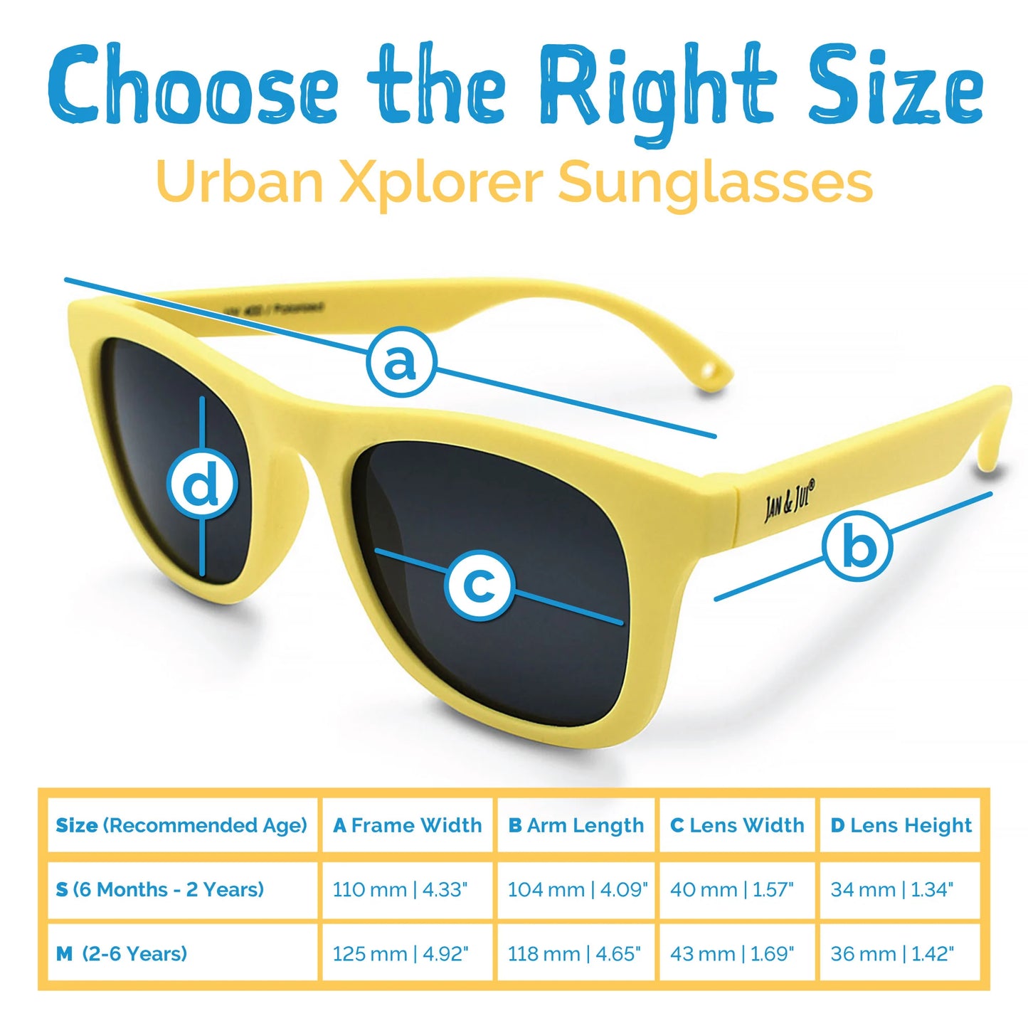 Kids Urban Polarized Sunglasses - Lemonade