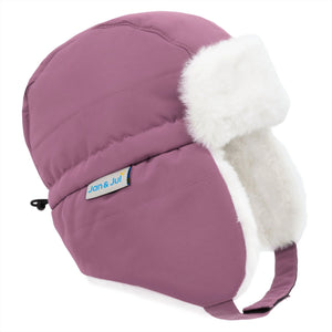 Toasty-Dry Trapper Hat - Dark Plum
