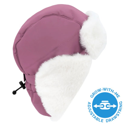 Toasty-Dry Trapper Hat - Dark Plum
