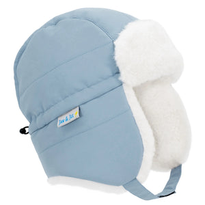 Toasty-Dry Trapper Hat - Dusty Blue