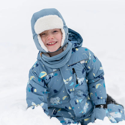 Toasty-Dry Trapper Hat - Dusty Blue