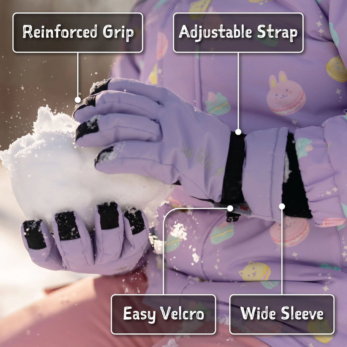 Toasty-Dry Waterproof Snow Gloves - Dark Navy