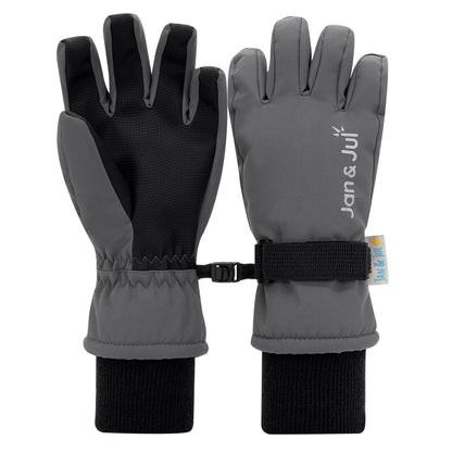 Toasty-Dry Waterproof Snow Gloves - Dark Slate