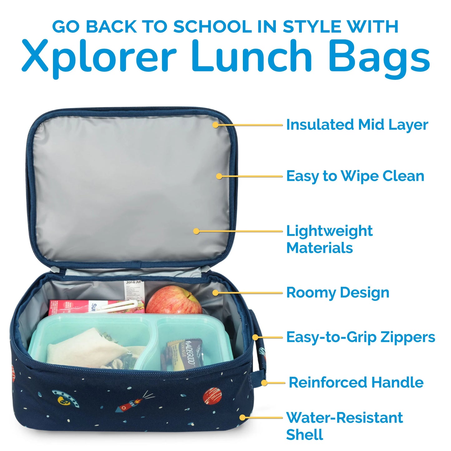 Kids Lunch Bag - Planet Patrol