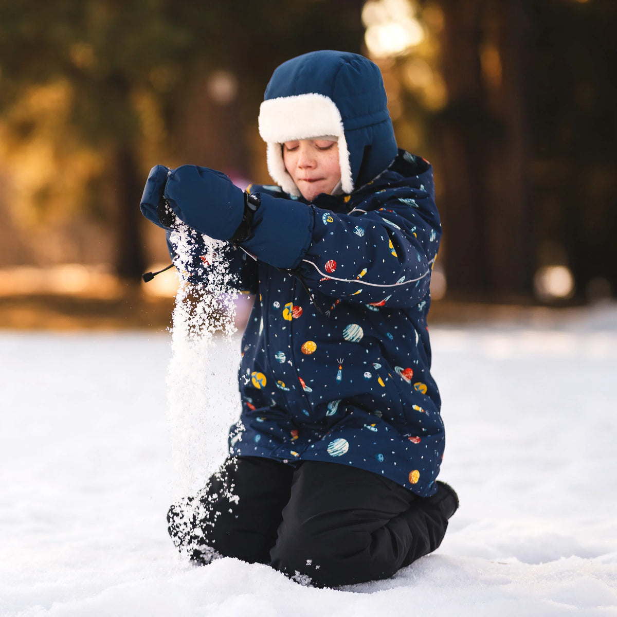 Toasty-Dry Waterproof Snow Mittens - Dark Navy