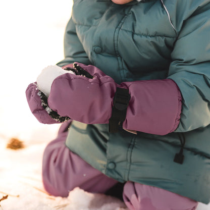 Toasty-Dry Waterproof Snow Mittens - Dark Plum