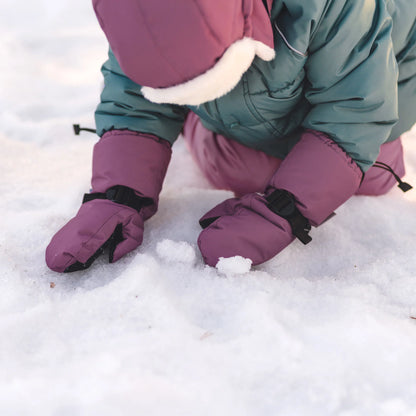 Toasty-Dry Waterproof Snow Mittens - Dark Plum