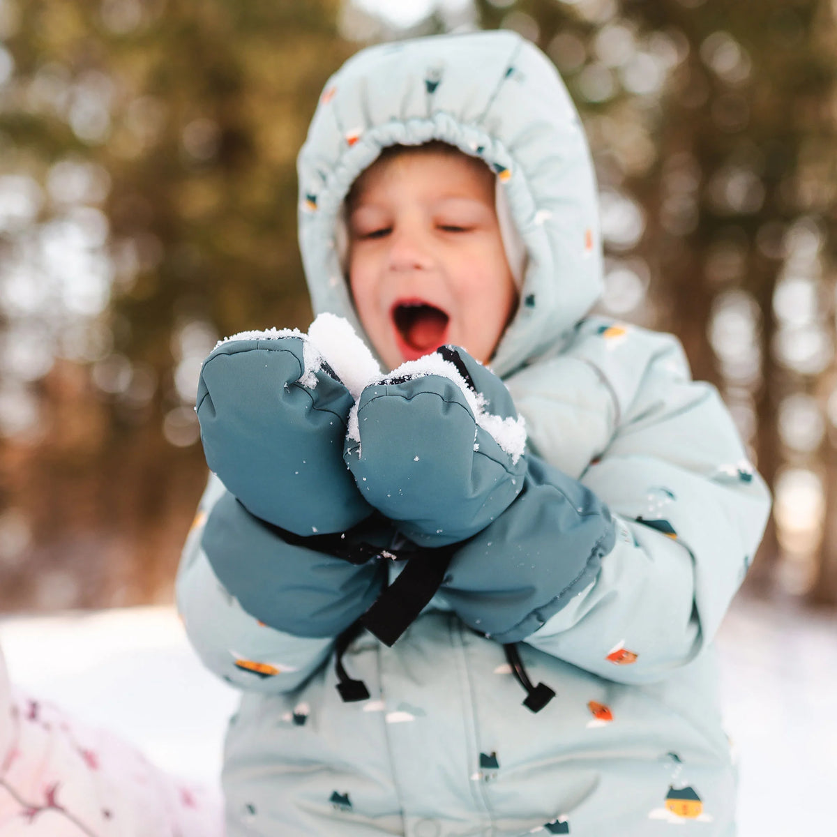 Toasty-Dry Waterproof Snow Mittens - Dark Spruce