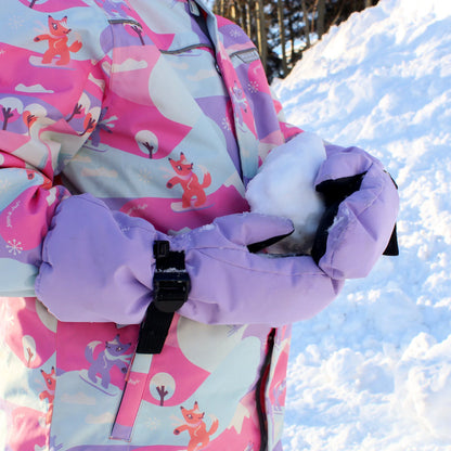 Toasty-Dry Waterproof Snow Mittens - Lavender