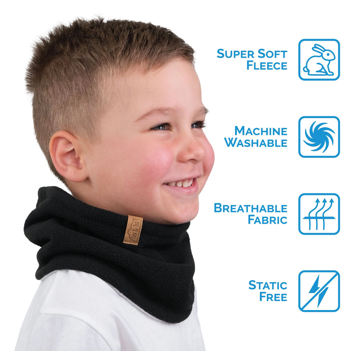 Fleece Neck Warmer - Black