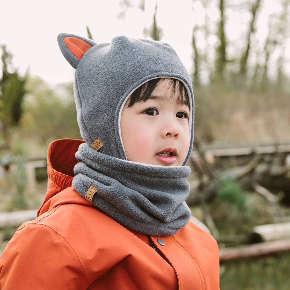 Fleece Neck Warmer - Dark Grey