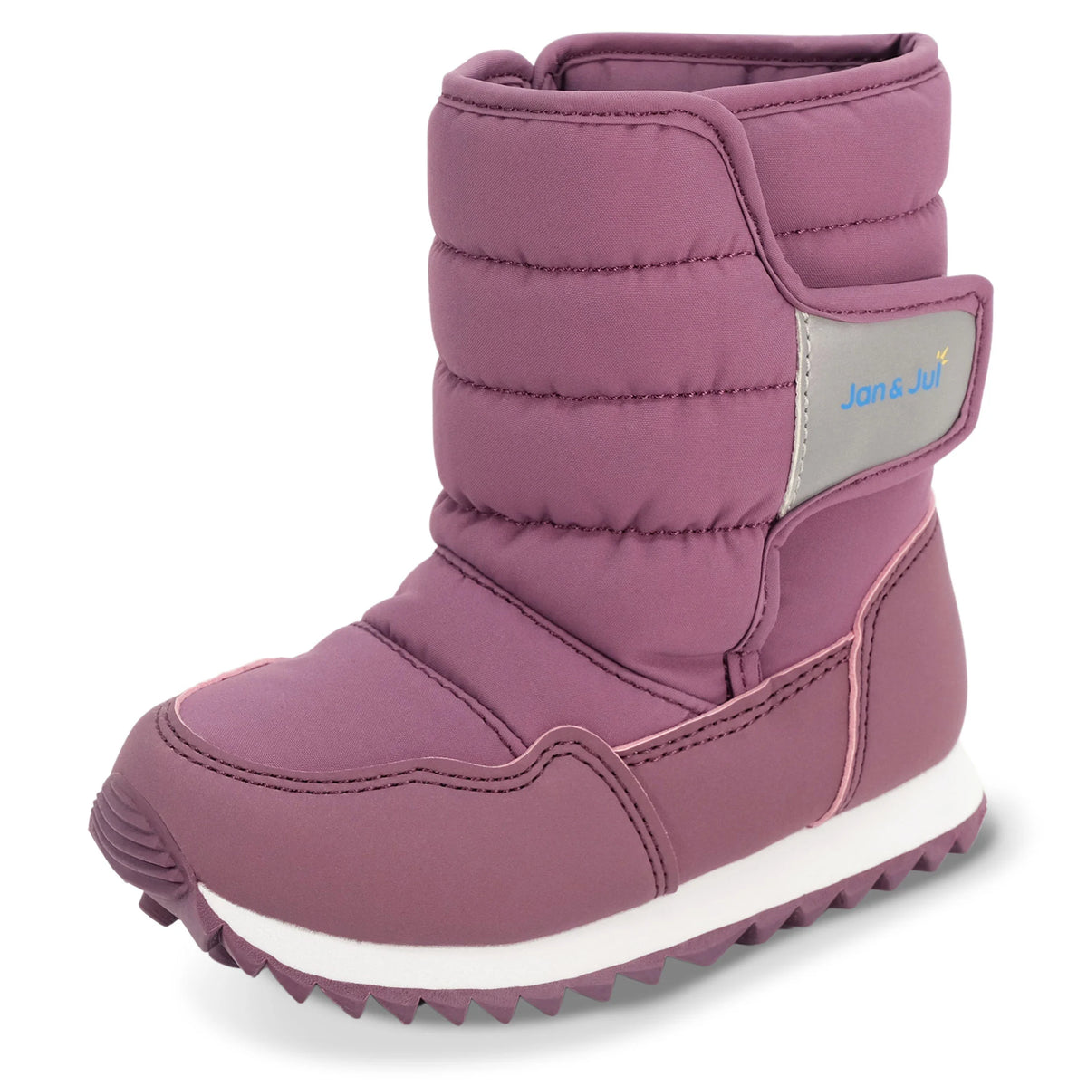 Toasty-Dry Puffy Winter Boots - Dark Plum