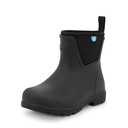 Cozy-Dry Harbour Ankle Rain Boots - Black