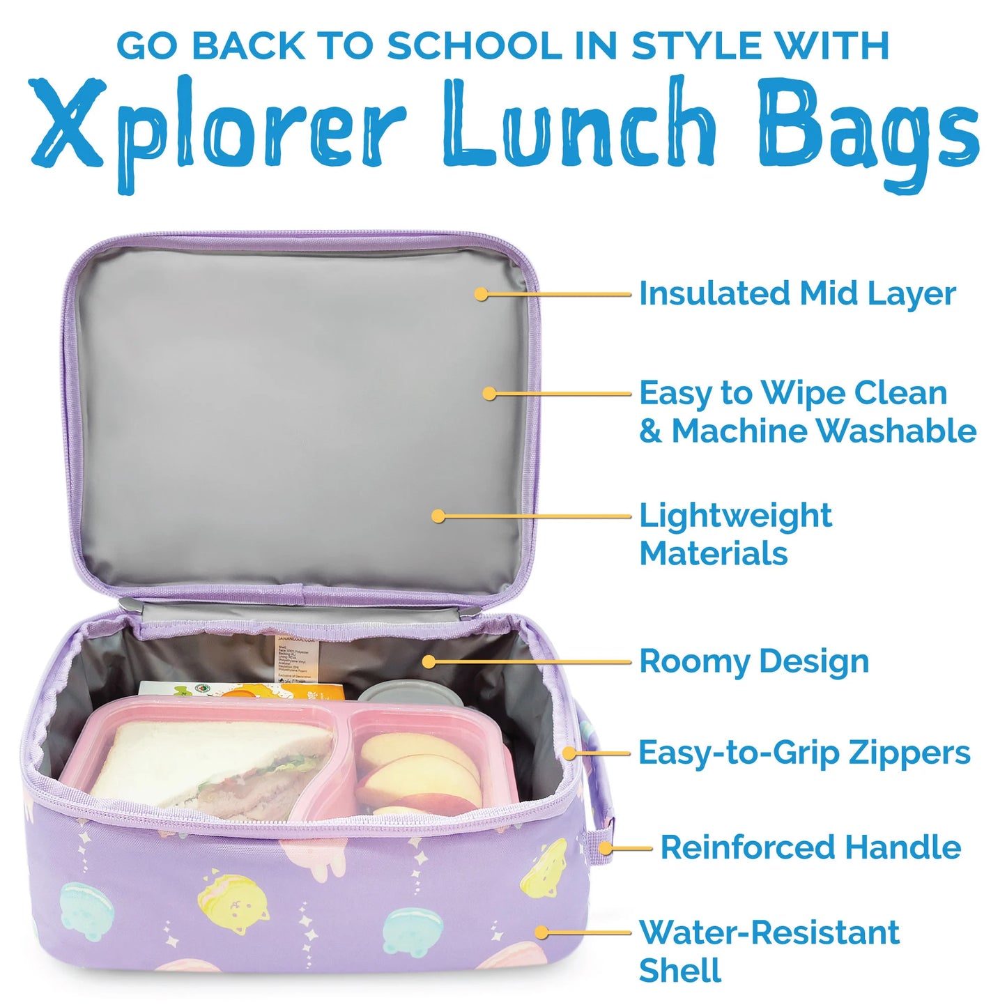 Kids Lunch Bag - Macarons