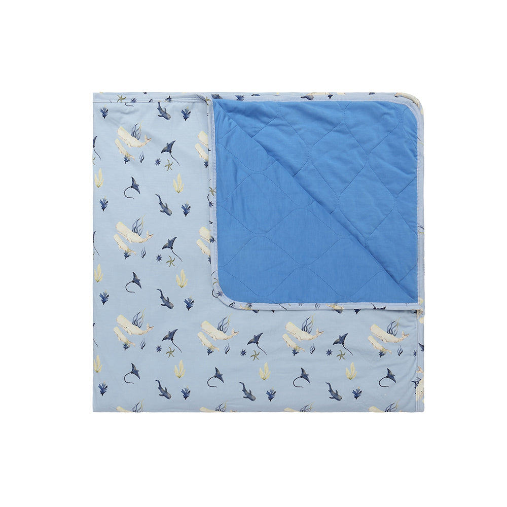 Child Blanket 1.0 TOG - Whale Lover/Lake Blue