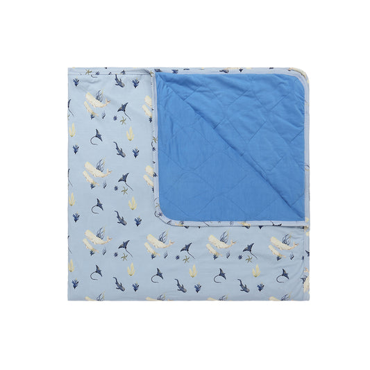 Child Blanket 1.0 TOG - Whale Lover/Lake Blue