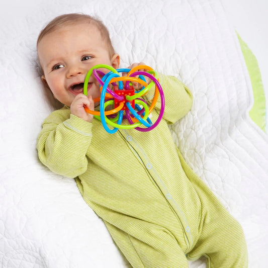 Winkel Rattle + Sensory Toy