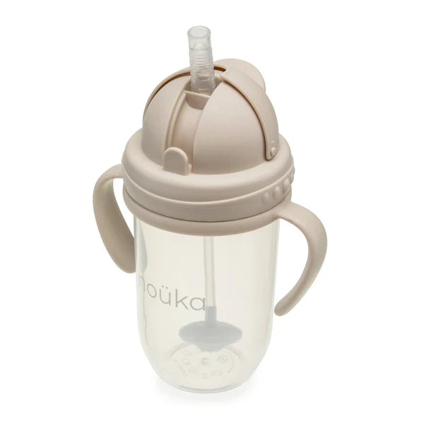 Non-Spill Weighted Straw Cup - Soft Sand
